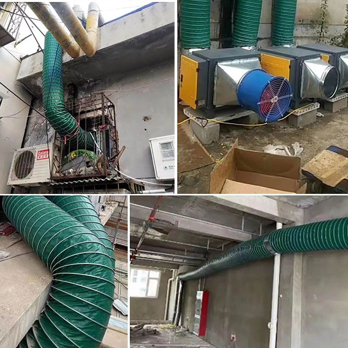 Tuyau flexible en PVC résistant à la chaleur pour sèche-linge, climatisation, hotte, ventilateur, ventilation de serre