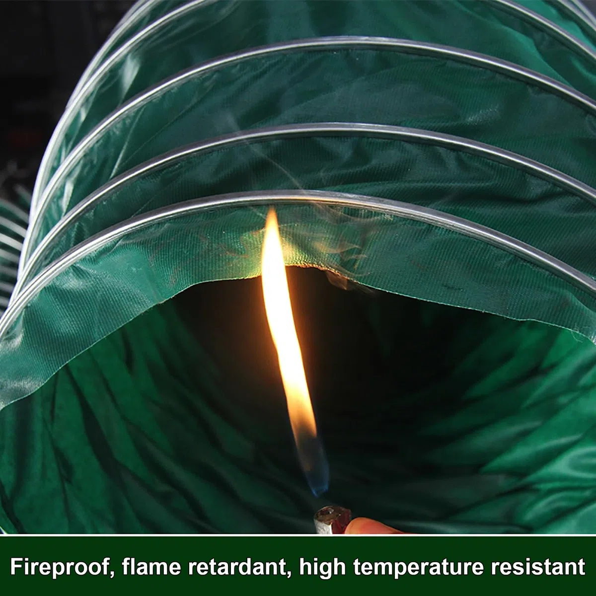 Tuyau flexible en PVC résistant à la chaleur pour sèche-linge, climatisation, hotte, ventilateur, ventilation de serre
