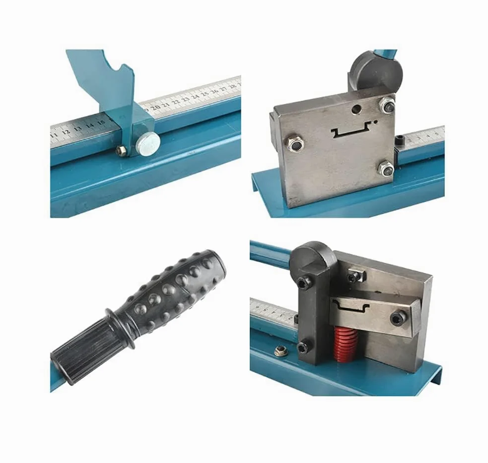 Outil de coupe de rail manuel avec règle intégrée pour des coupes précises de goulottes en aluminium