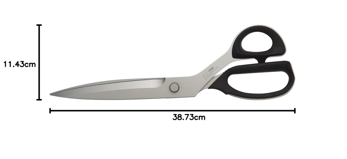 KAI Ciseaux Premium XXL avec une longueur totale de 30 cm, série 7000 - acier inoxydable AUS8A avec 58 HRC, ciseaux universels, ciseaux de cuisine du Japon de la plus haute qualité"