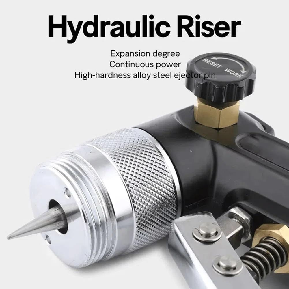 Kit d'outils d'expansion de tuyau en cuivre hydraulique avec têtes de sertissage et cutter pour plomberie professionnelle