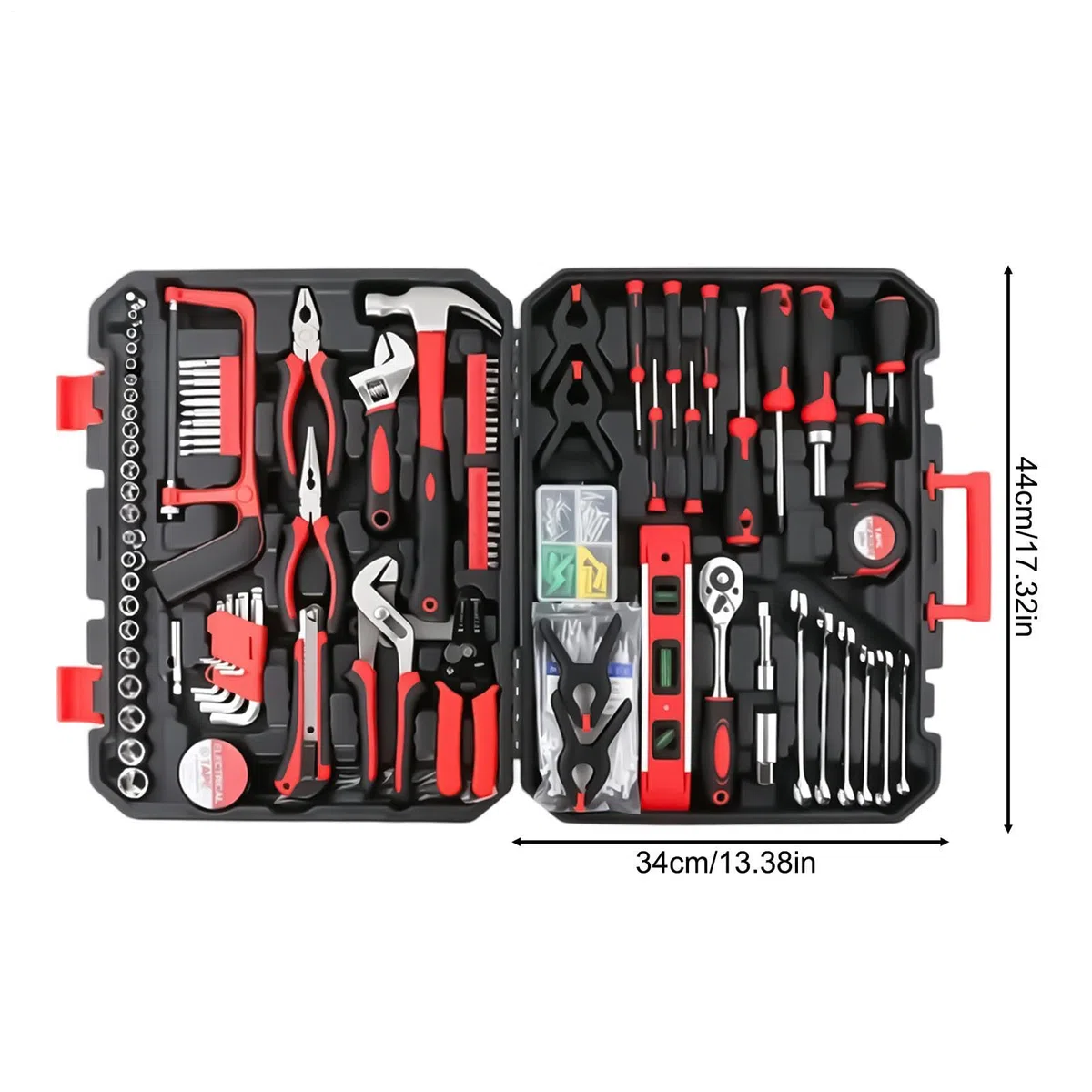 Kit de Outils Ménager Coffret Multifonction de Réparation Portable