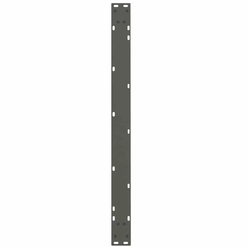 Lot de 3 pieds de table à manger en forme de V en acier anthracite réglables pour table à manger, bureau, table de cuisine, table basse et table d'appoint, montage stable, base durable